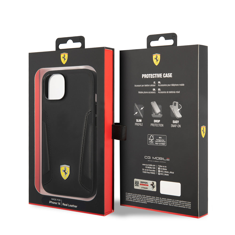 iPhone 14 Plus Kılıf Ferrari Orjinal Lisanslı M-safe Şarj Özellikli Deri Kenarları Damgalı Dizayn Kılıf iPhone 14 Plus Kılıf Ferrari Orjinal Lisanslı M-safe Şarj Özellikli Deri Kenarları Damgalı Dizayn Kılıf